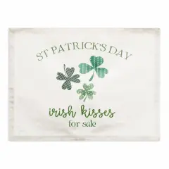 St Patricks Irish Kisses For Sale Placemat 18" x 14" Cotton Twill Placemat