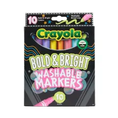 Crayola&reg; Bold & Bright Broad Line Washable Markers, 10ct.