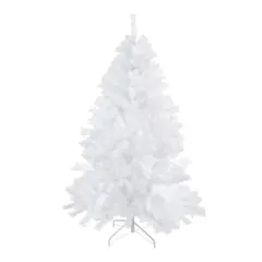 6ft. Unlit Icy White Iridescent Spruce Artificial Christmas Tree