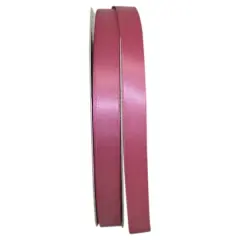 JAM Paper 5/8" x 100yd. Double Face Satin Ribbon Colonial Rose
