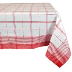 DII&reg; 120" Country Plaid Tablecloth