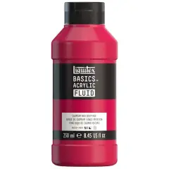Liquitex&reg; BASICS&reg; Acrylic Fluid, 8.45oz. Cadmium Red Deep Hue