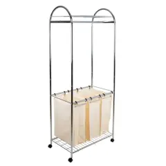 Organize It All Laundry Sorter With Canvas Bags