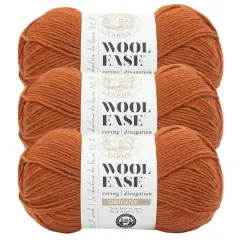 3 Pack Lion Brand&reg; Wool-Ease&reg; Roving Origins Yarn Pumpkin Spice