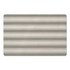 Stripe Floor Mat Green