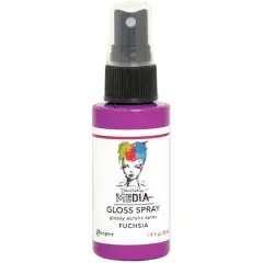 Dina Wakley Media Gloss Spray Fuchsia