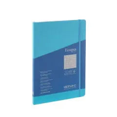 Fabriano&reg; Ecoqua Plus Stitch-Bound Graph Notebook Turquoise