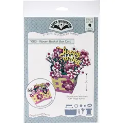 Karen Burniston Dies-Woven Basket Box Card