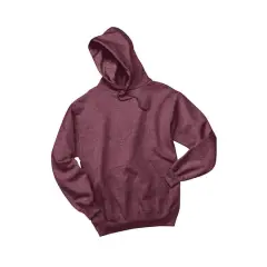 JERZEES&reg; NuBlend Pullover Hooded Heathered Sweatshirt Vintage Heather Maroon