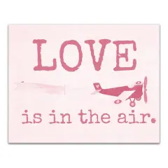 Love Is In The Air 14" x 11' Canvas Wall Art