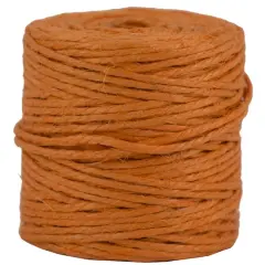 JAM Paper 1/4" x 73yd. Paper Kraft Twine Orange