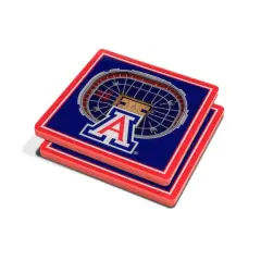 NCAA 3D StadiumView Coasters Arizona Wildcats