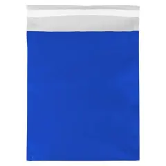 JAM Paper 10" x 13" Blue Foil Self Adhesive Closure Envelopes, 25ct.