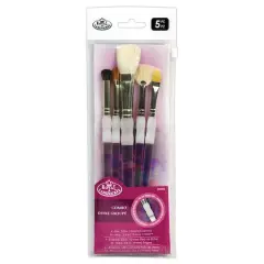 Royal & Langnickel&reg; Soft-Grip 5 Piece Brush Set