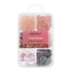 John Bead Czech Glass Recipe Box Beading Kit Cotton Candy