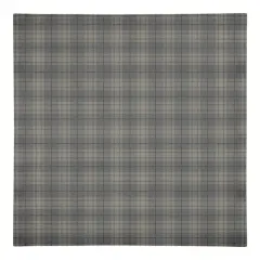 Dark Gray Plaid 10" x 10" Cotton Twill Napkin