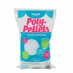 Poly-Fil&reg; Poly Pellets&reg; Weighted Stuffing Beads, 2lb.