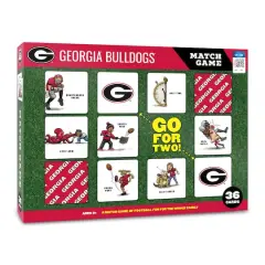 College Team Licensed Memory Match Game Georgia Bulldogs