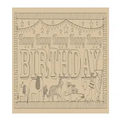 Lullubee Birthday Parade Giant Coloring Mural