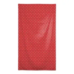 102" Red Snowflake Pattern Tablecloth