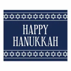 Happy Hanukkah Stars 8x10 Tabletop Canvas