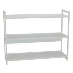 Household Essentials Jamestown 42" Wide Bookshelf White