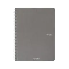 Fabriano&reg; EcoQua Original A4 Spiral-Bound Graph Notebook Gray