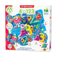 My First Puzzles - 4 In A Box - 123: 20 Pcs