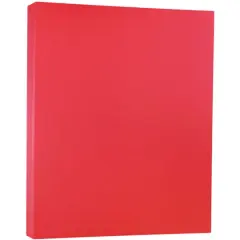 JAM Paper Stardream Metallic 8.5" x 11" Paper, 25 Sheets Jupiter Red