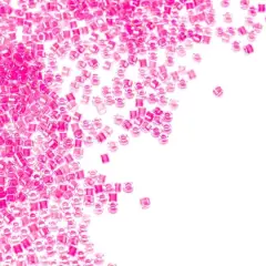 Miyuki Delica Glass Round Seed Beads, 11/0 Light Neon Pink