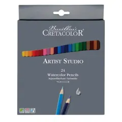 Cretacolor&reg; Artist Studio 24 Color Watercolor Pencil Set