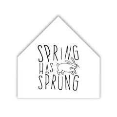 Easter Math Wreath 3 12" x 12" House Shaped Canvas