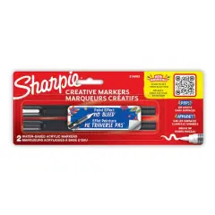 Sharpie&reg; Black & White Brush Tip Creative Markers