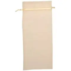 JAM Paper Sheer Wine Bags, 12ct. Ivory
