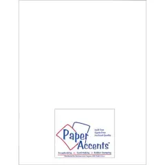 PA Paper&trade; Accents 8.5" x 11" 100lb. Smooth Cardstock, 25 Sheets White Smoke