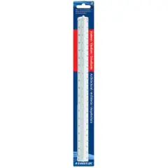 Staedtler&reg; Mars&reg; Student Grade Architectural Triangular Scale, 12"