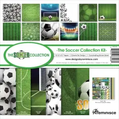 Reminisce Collection Kit 12"X12"-Soccer