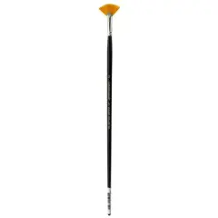 Connoisseur&reg; Gold Taklon Long Handle Fan Brush