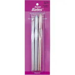 Susan Bates&reg; Silvalume&reg; Aluminum Crochet Hook Set, L11-N15