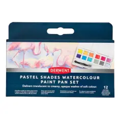Derwent Pastel Shades Watercolor Paint Pan Set