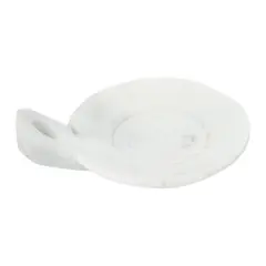 Hello Honey&reg; 7.5" White Marble Dish with Handle