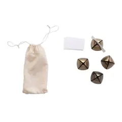 Hello Honey&reg; 2.5" Metal Bell Place Card Holders with Cards Set