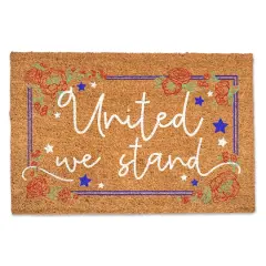 United We Stand Coir Door Mat