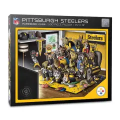 NFL Purebred Fans A Real Nailbiter 500 Piece Puzzle Pittsburgh Steelers