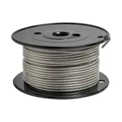 HangZ&trade; 43lb. Stainless Steel Plastic Coated Gallery Wire, 500ft.