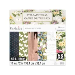 12" x 12" Field Journal Paper Pad by Recollections&trade;, 58 Sheets