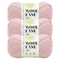 3 Pack Lion Brand&reg; Wool-Ease&reg; DK Yarn Pink