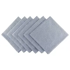 DII&reg; French Blue Seersucker Napkin, 6ct.