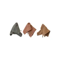 Hello Honey&reg; 10.5" Mixed Fall Hues Cotton Dobby Dishcloths, 3ct.