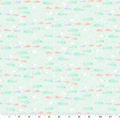 Springs Creative Mermaid Fun Fishy Cotton Fabric